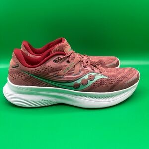 Saucony Women's Athletic Shoes - Red and White